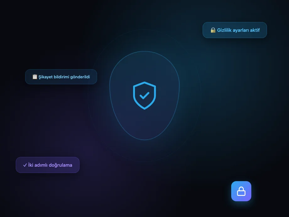 Telegram gizlilik ve dijital güvenlik konsept görseli